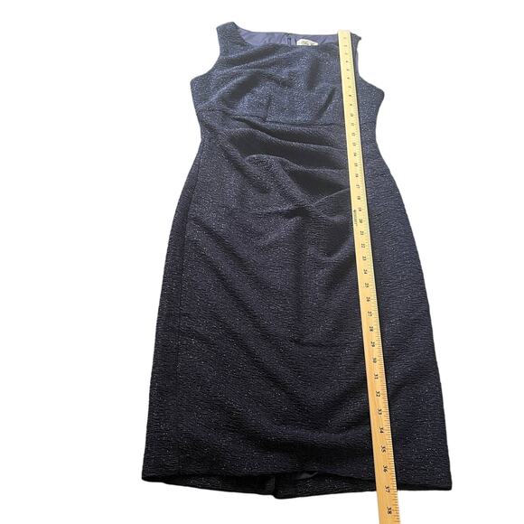 Eliza J Womens Midi Dress Petite 6 Metallic Party Cocktail Evening Wedding Guest - Picture 13 of 14